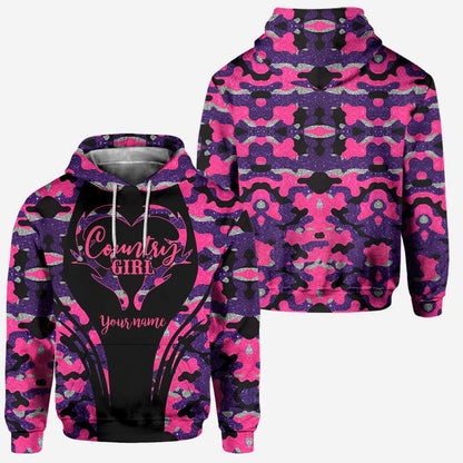 Country Girl - Personalized Hunting Hoodie and Leggings