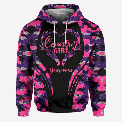 Country Girl - Personalized Hunting Hoodie and Leggings