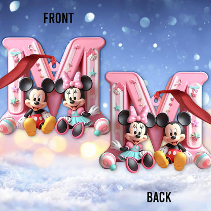 Magical Letter - Personalized Mouse Ornament