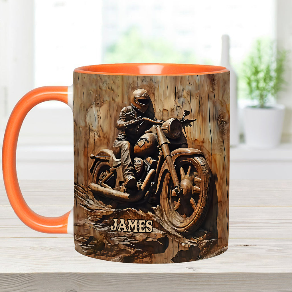 Biker - Personalized Biker Accent Mug