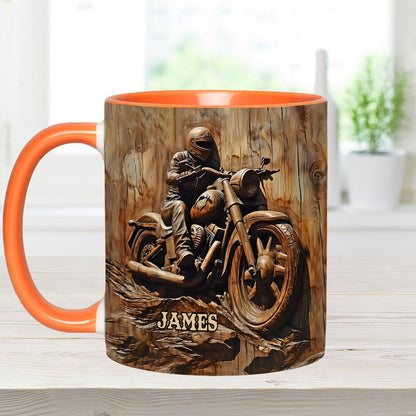 Biker - Personalized Biker Accent Mug