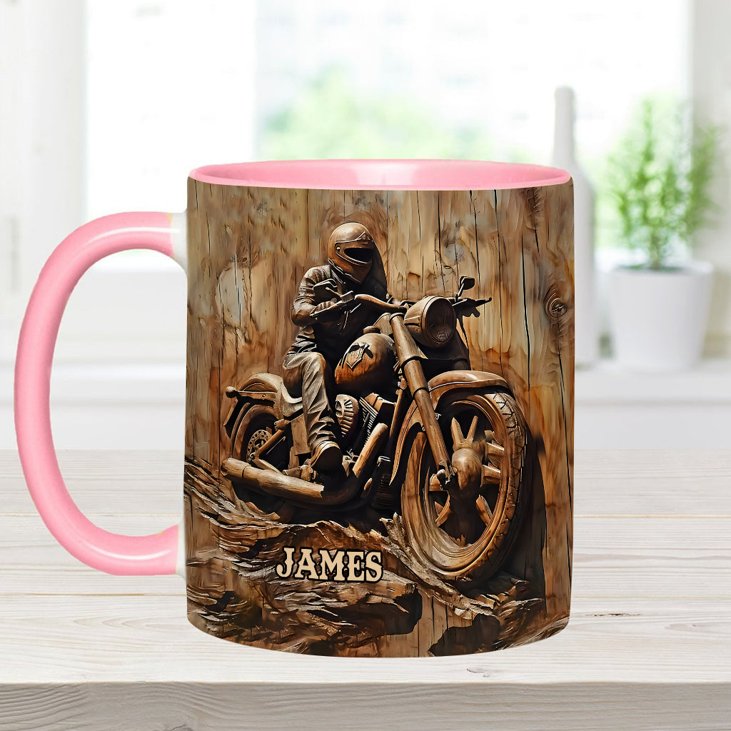 Biker - Personalized Biker Accent Mug