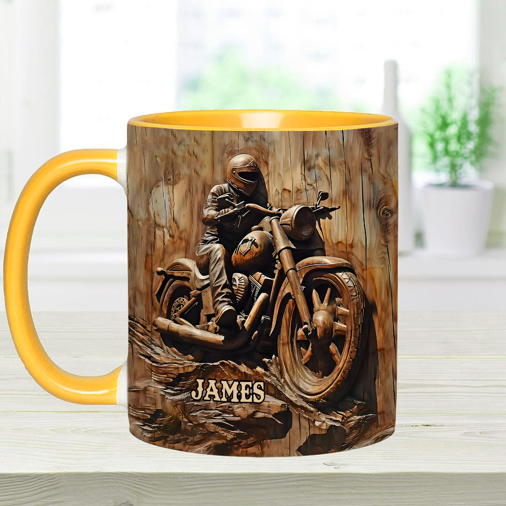 Biker - Personalized Biker Accent Mug