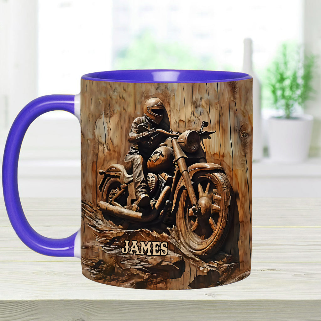 Biker - Personalized Biker Accent Mug