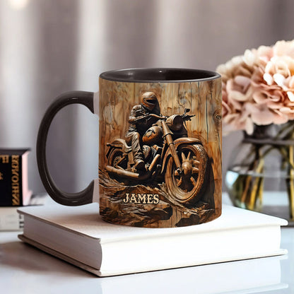 Biker - Personalized Biker Accent Mug