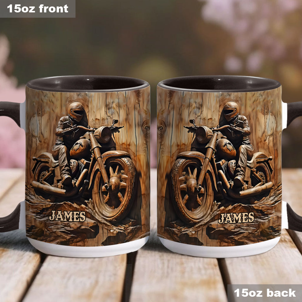 Biker - Personalized Biker Accent Mug
