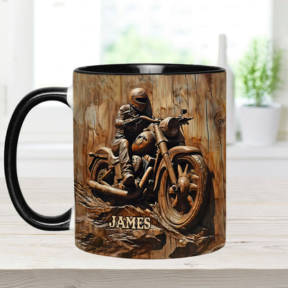 Biker - Personalized Biker Accent Mug