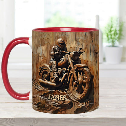 Biker - Personalized Biker Accent Mug