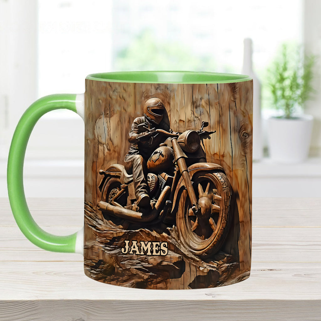 Biker - Personalized Biker Accent Mug