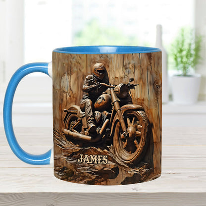 Biker - Personalized Biker Accent Mug