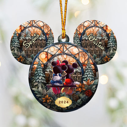 You & Me This Christmas - Personalized Mouse Ornament