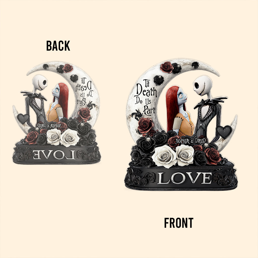 Til Death Do Us Part - Personalized Nightmare Custom Shaped Acrylic Plaque