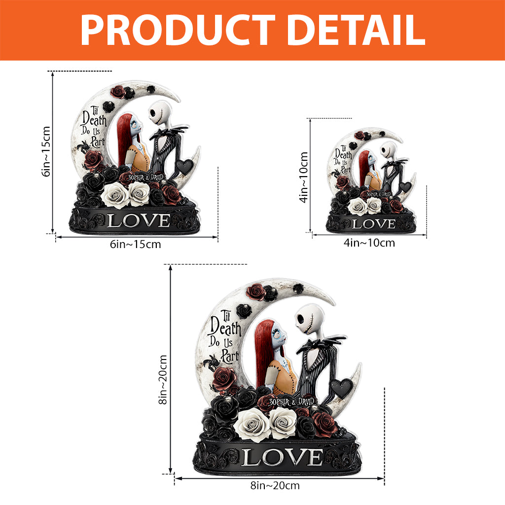 Til Death Do Us Part - Personalized Nightmare Custom Shaped Acrylic Plaque