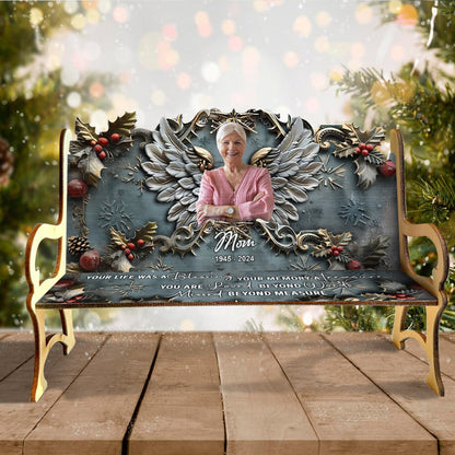 Your Life Was A Blessing Your Memory A Treasure - Personalized Memorial Wooden Bench