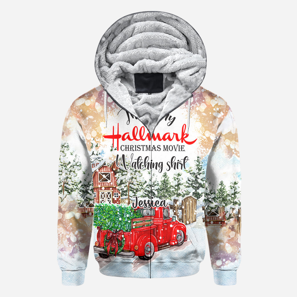 Christmas Movie Watching - Personalized All Over Shirt