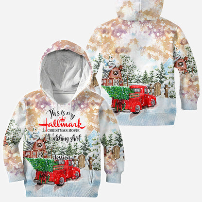 Christmas Movie Watching - Personalized All Over Shirt