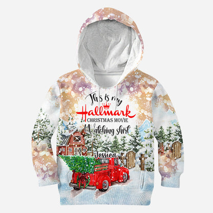 Christmas Movie Watching - Personalized All Over Shirt