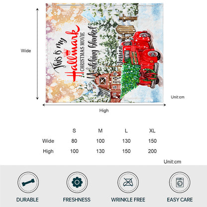 Christmas Movie Watching - Personalized Blanket