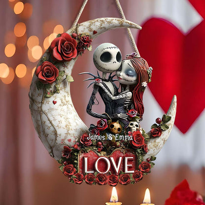 Til Death Do Us Part - Personalized Nightmare Custom Shaped Wood Sign