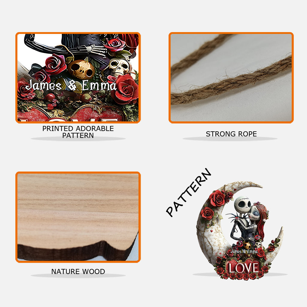 Til Death Do Us Part - Personalized Nightmare Custom Shaped Wood Sign