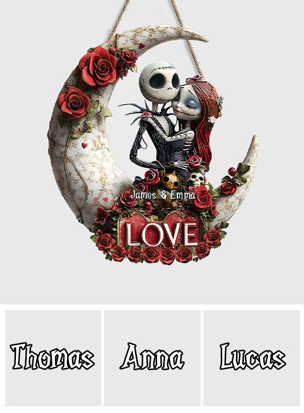 Til Death Do Us Part - Personalized Nightmare Custom Shaped Wood Sign