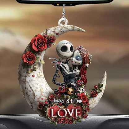 Til Death Do Us Part - Personalized Nightmare Transparent Car Ornament