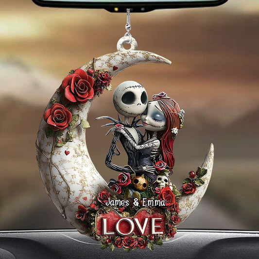 Til Death Do Us Part - Personalized Nightmare Transparent Car Ornament