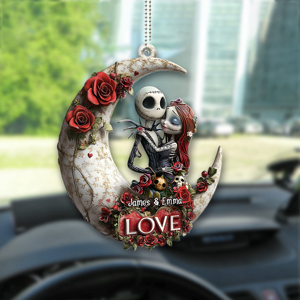 Til Death Do Us Part - Personalized Nightmare Transparent Car Ornament