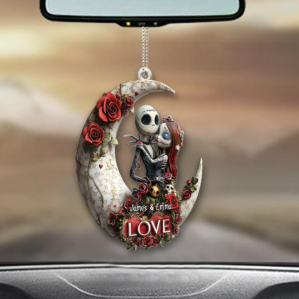 Til Death Do Us Part - Personalized Nightmare Transparent Car Ornament