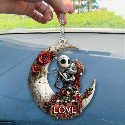 Til Death Do Us Part - Personalized Nightmare Transparent Car Ornament