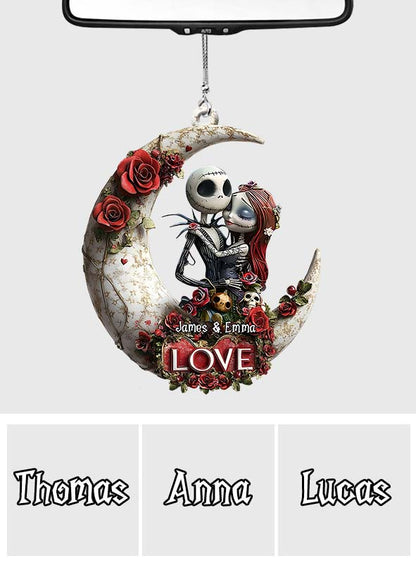 Til Death Do Us Part - Personalized Nightmare Transparent Car Ornament