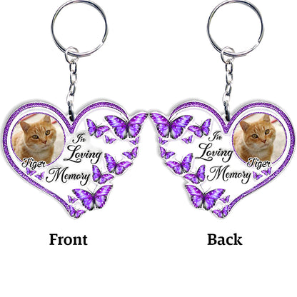 Forever In My Heart - Personalized Memorial Keychain
