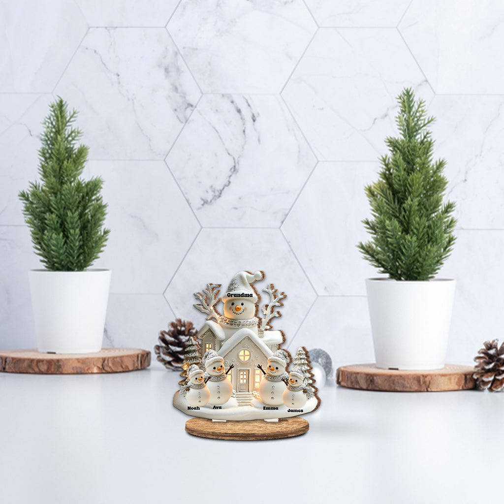 Love Being A Grandma - Personalized Grandma Freestanding Wood Plaque