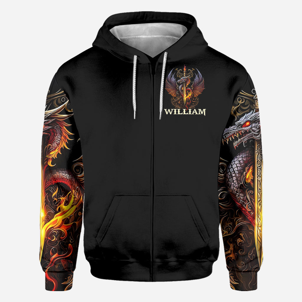 Heart Of A Dragon - Personalized Dragon All Over Shirt