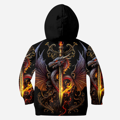 Heart Of A Dragon - Personalized Dragon All Over Shirt