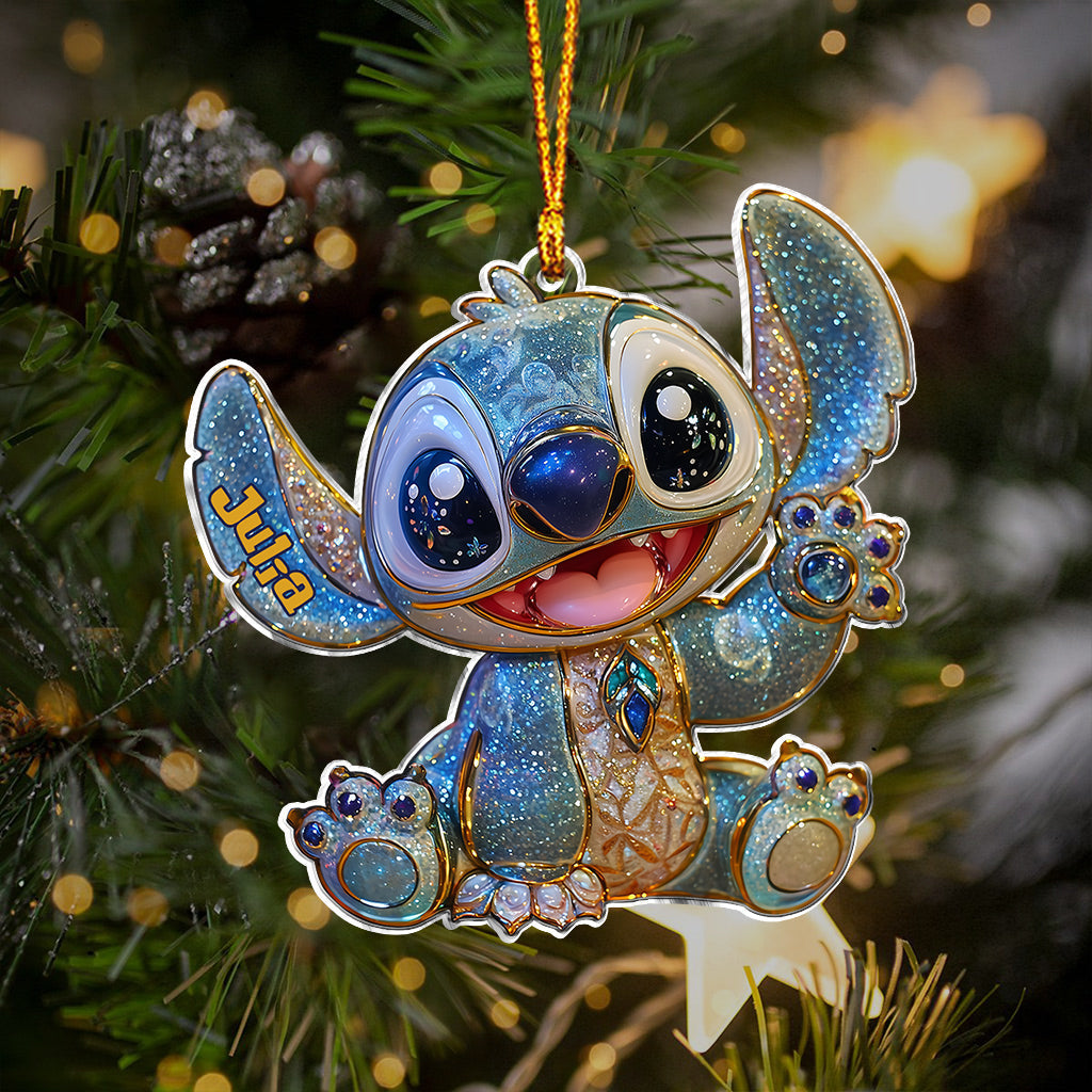 Blue Joy - Personalized Ohana Ornament