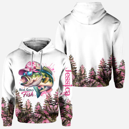 Reel Girl - Personalized Fishing Hoodie and Leggings