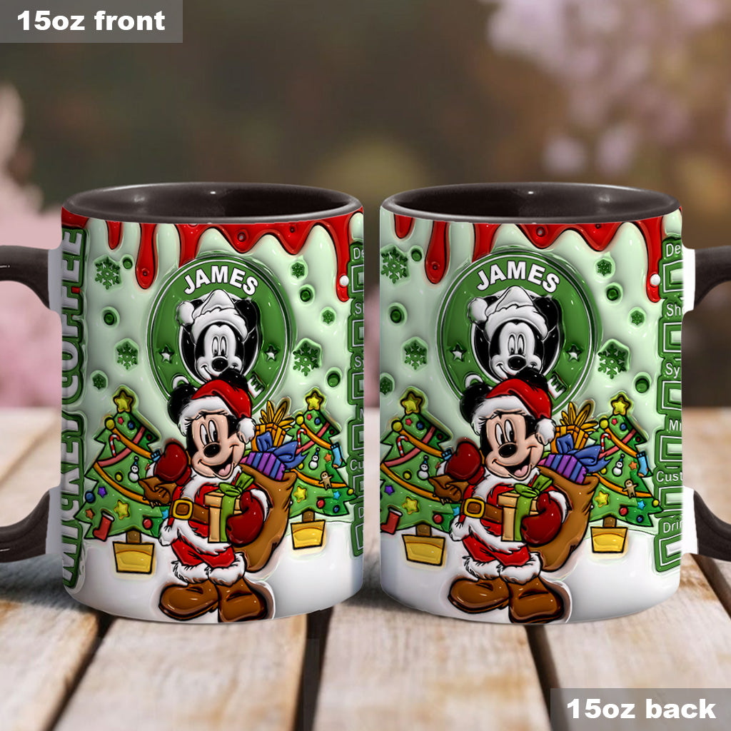 Magical Christmas - Personalized Mouse Accent Mug