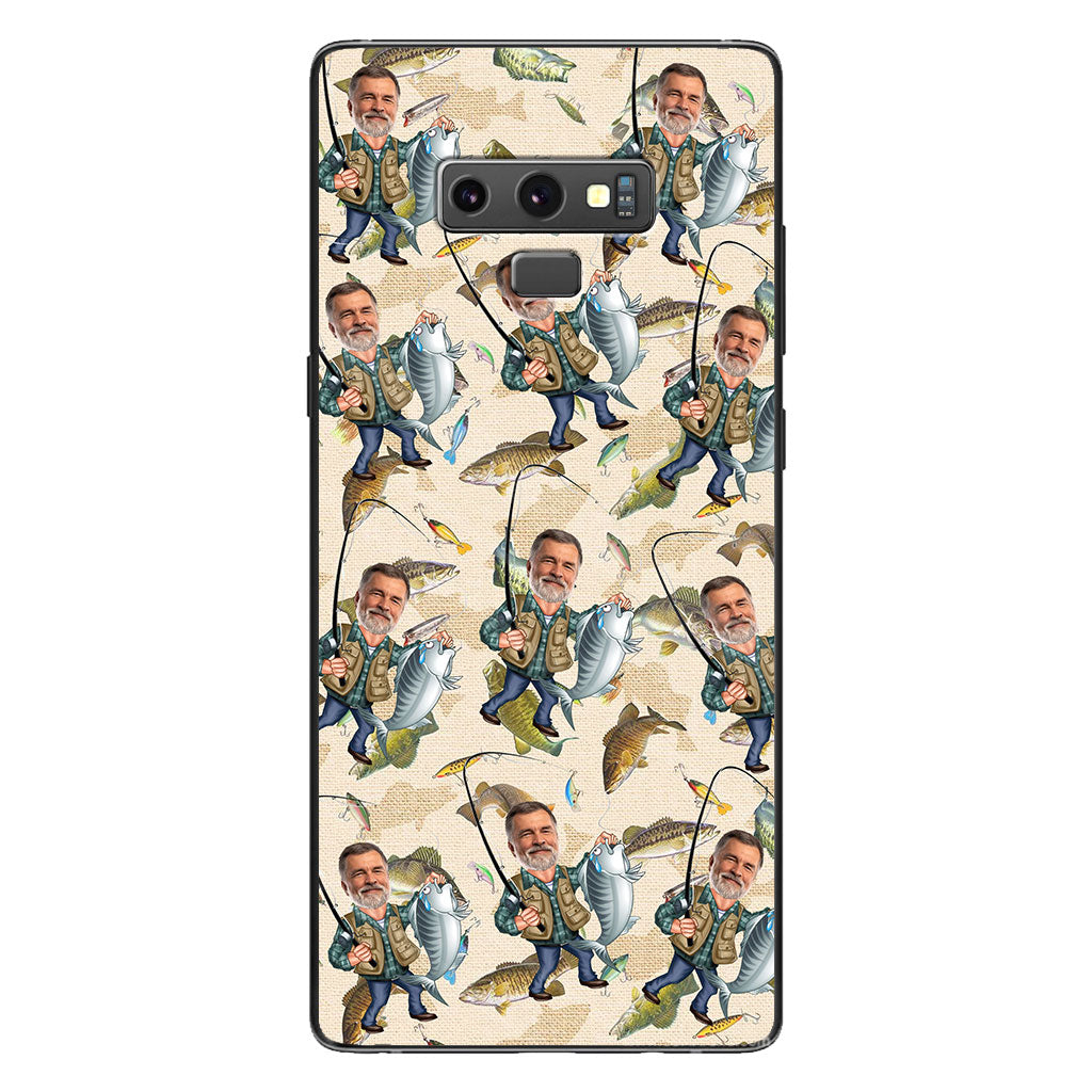 Photo Inserted Funny Fishing - Personalized Fishing Phone Case