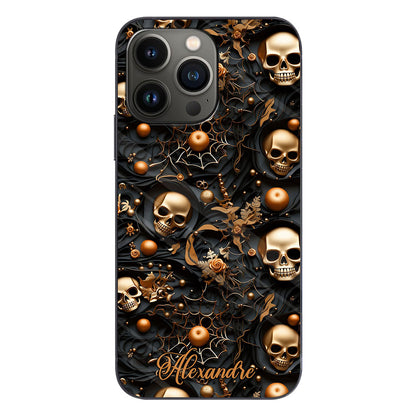 Gold Skull - Personalized Skull Phone Case