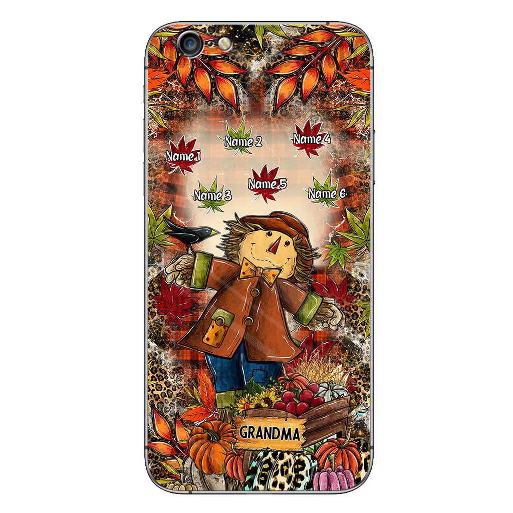 Grandma - Personalized Fall Grandma Phone Case