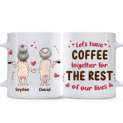 Let’s Have Coffee Together - Personalized Couple Mug