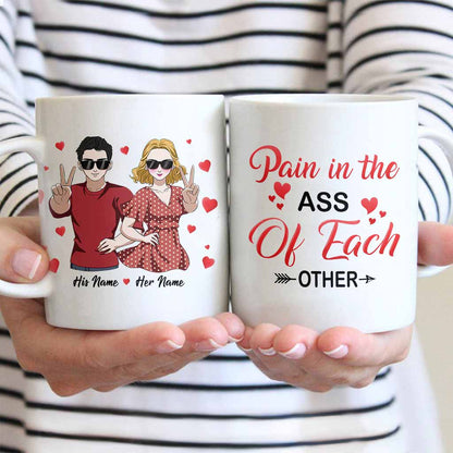 Pain In That - Personalized Couple Mug