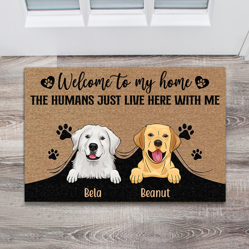 Welcome To Our Home - Personalized Dog Doormat