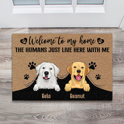 Welcome To Our Home - Personalized Dog Doormat