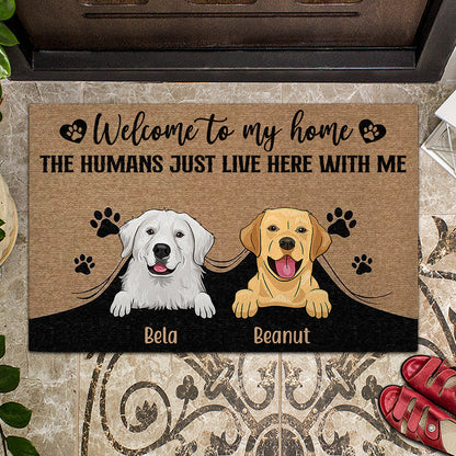 Welcome To Our Home - Personalized Dog Doormat