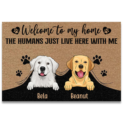 Welcome To Our Home - Personalized Dog Doormat
