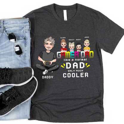 Gamer Dad - Personalized Video Game T-shirt and Hoodie