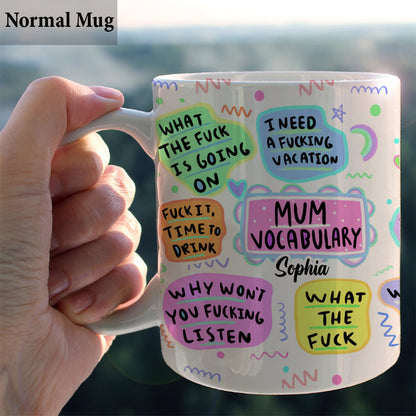 Mom Vocabulary - Personalized Mother Mug