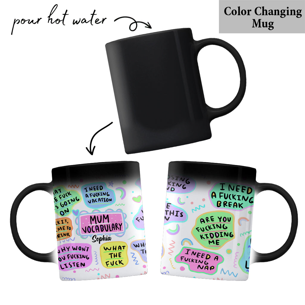 Mom Vocabulary - Personalized Mother Mug